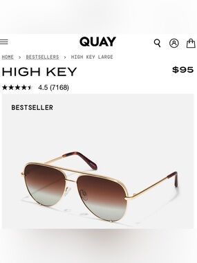 QUAY Australia x Desi Perkins High Key Mini Aviator Sunglasses – Rose Gold